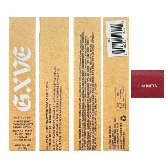 GXVE By Gwen Stefani I’m Still Here Longwear Matte Liquid Lipstick FISHNETS - Picture 8 of 8
